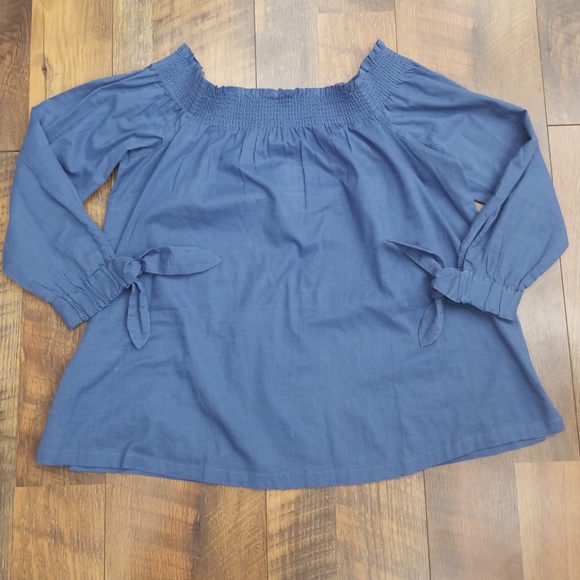 Loft off shoulder shirt - Picture 8 of 8